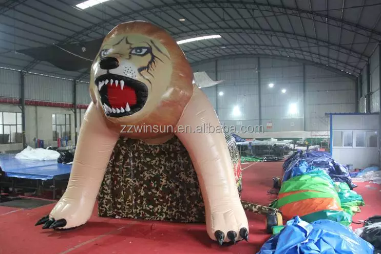Customized Inflatable Advertising Lion Tent