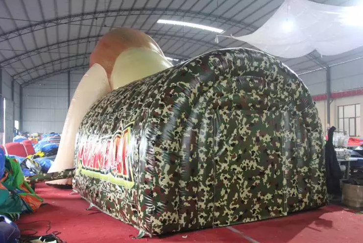 Inflatable Competition Channel Tunnel for Advertising