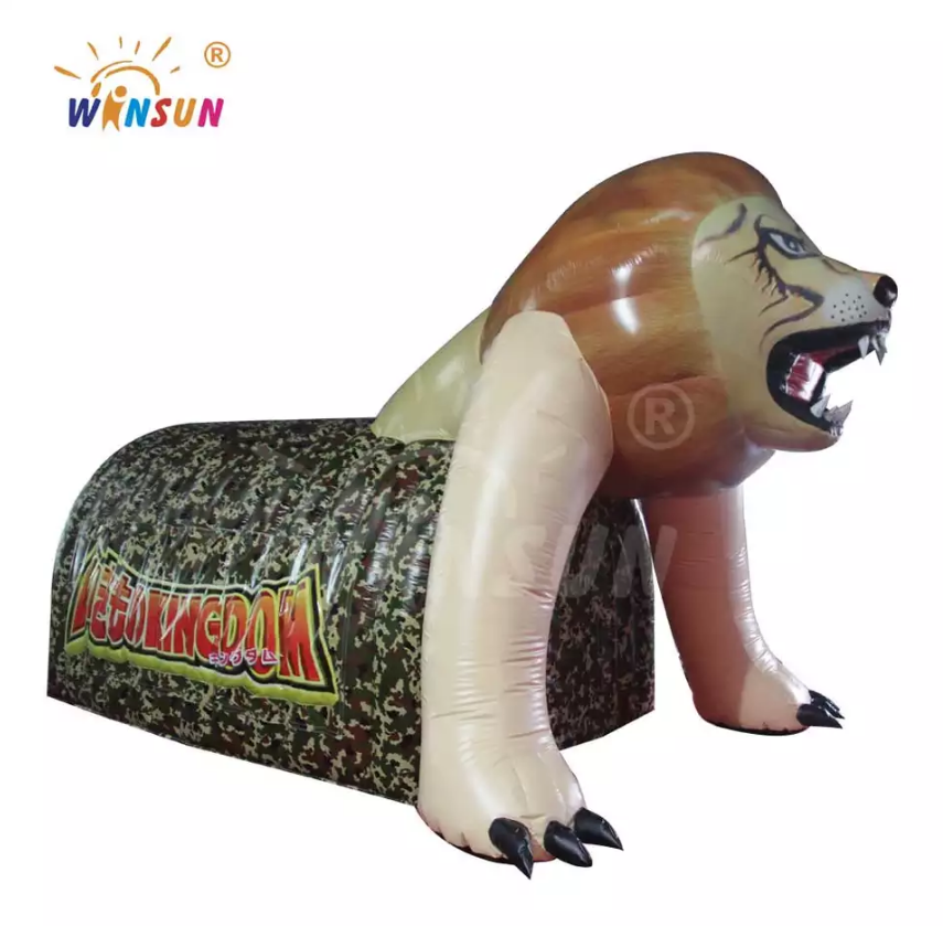 Factory Price Inflatable Lion Tunnel Tent