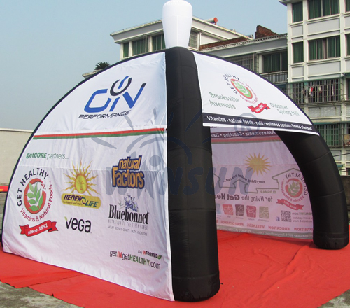 Advertising promotion trade show air tent