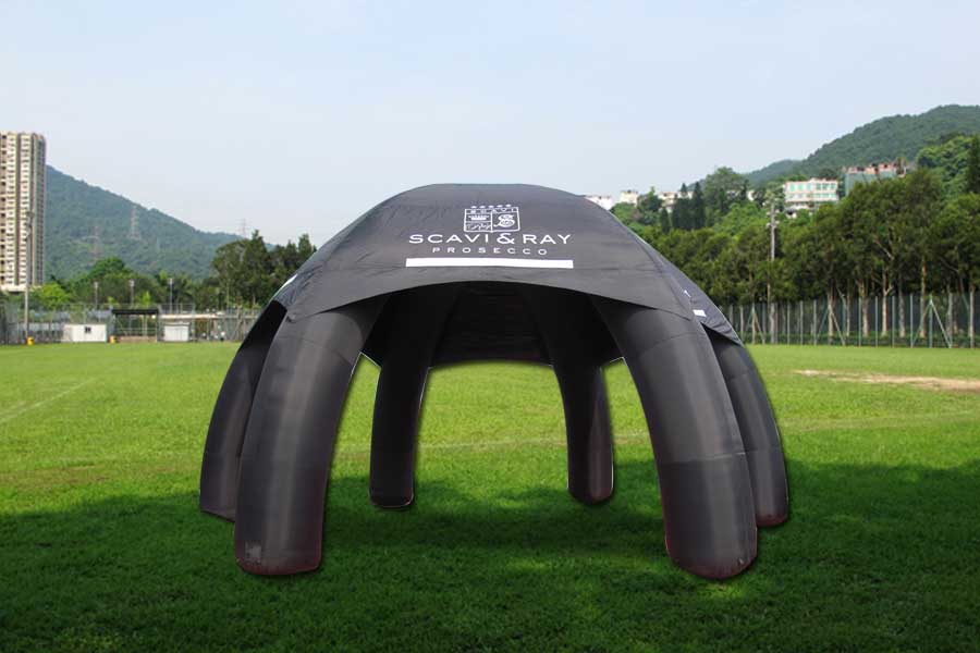 Large Black Inflatable Canopy Spider Tent