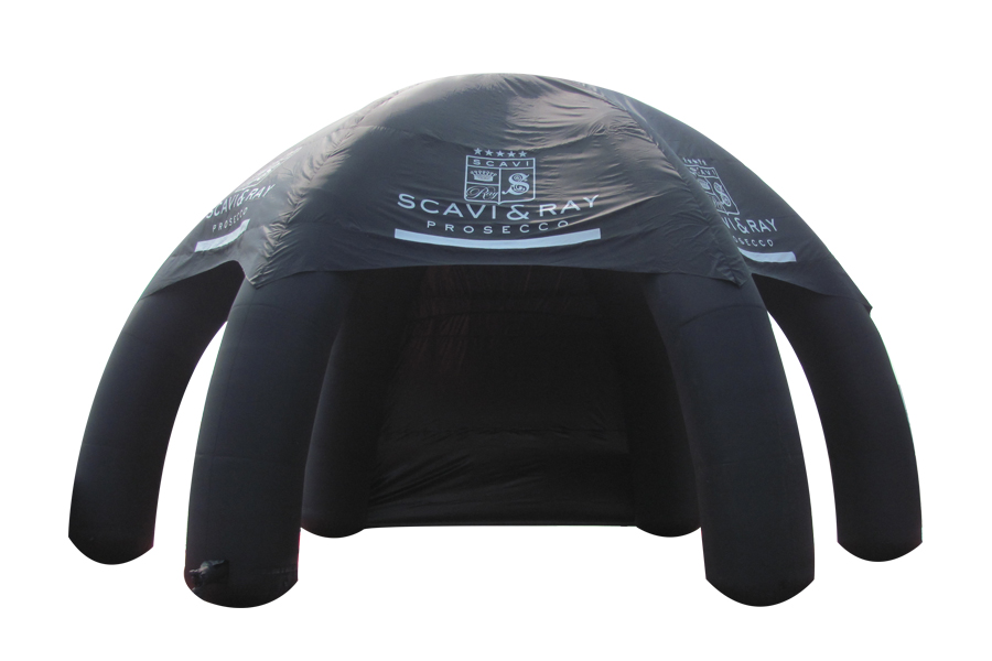 Inflatable spider advertising tent