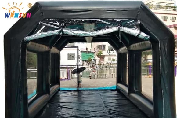 Inflatable car garage tent