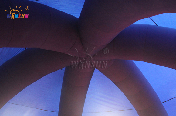 Inflatable spider advertising tent