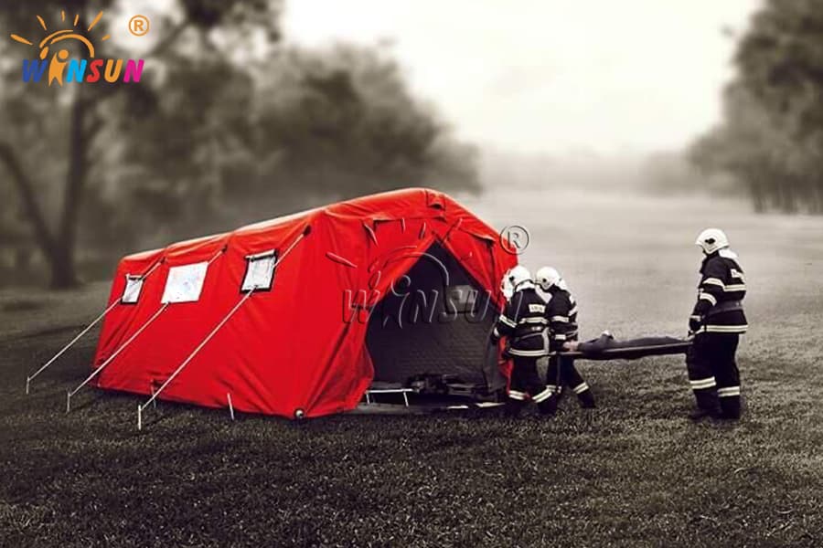 Inflatable Tents for Rescue Operations