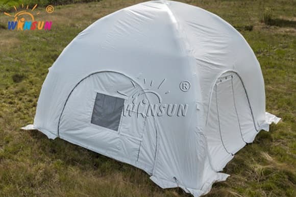 Customized inflatable camping tent for military