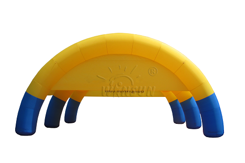 Inflatable arch tent for advertising