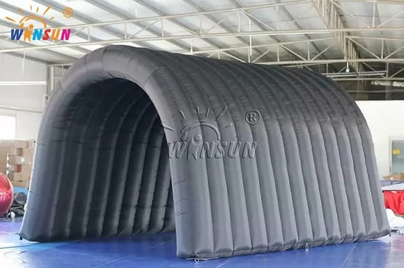 Outdoor inflatable tunnel tent