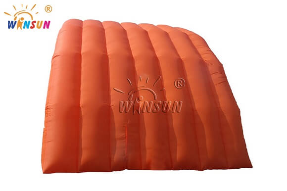 Outdoor inflatable tunnel tent