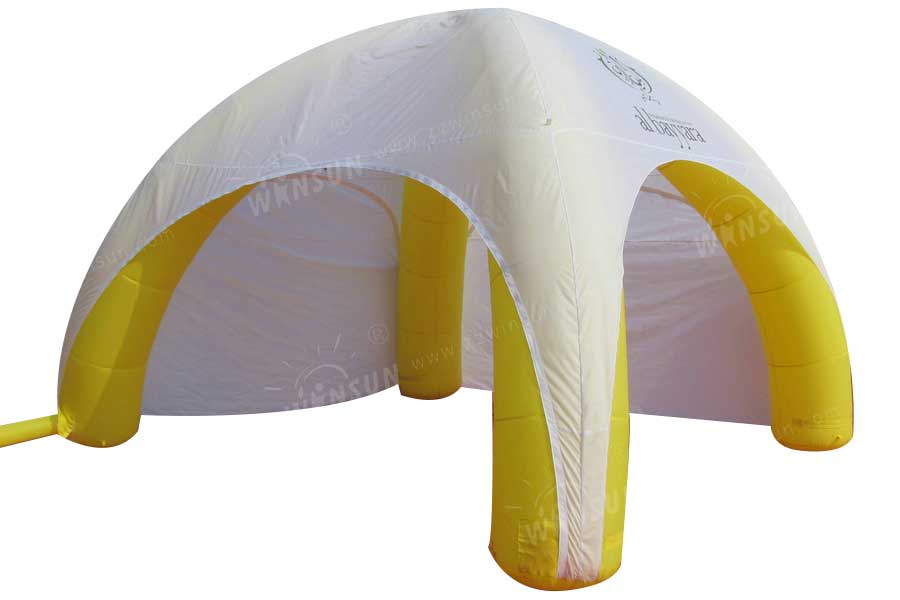 Inflatable dome tent for event