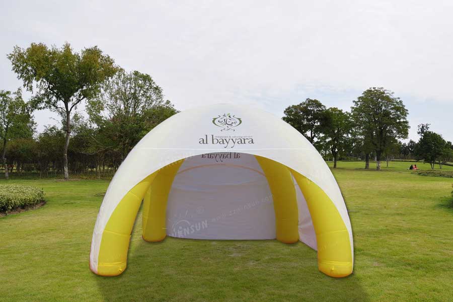 Durable PVC 4 6 legs inflatable spider tent