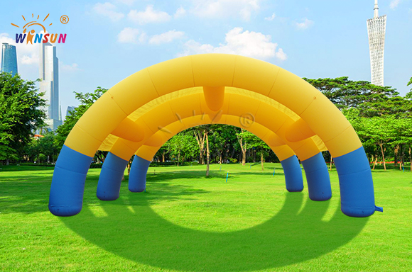 Inflatable structure dome tent for event