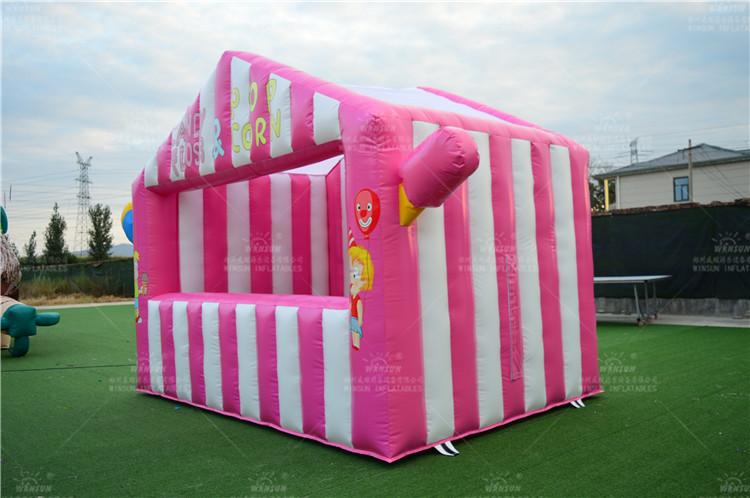 Portable inflatable candy floss store