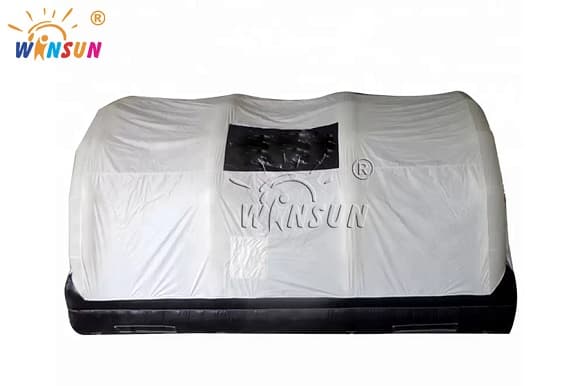 Inflatable car garage tent for advertising