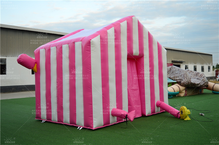 Portable inflatable candy floss store
