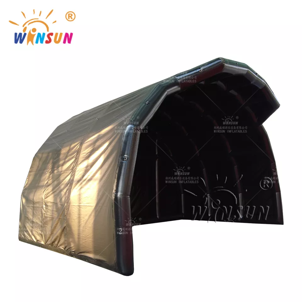 Wide inflatable large event concert stage tent
