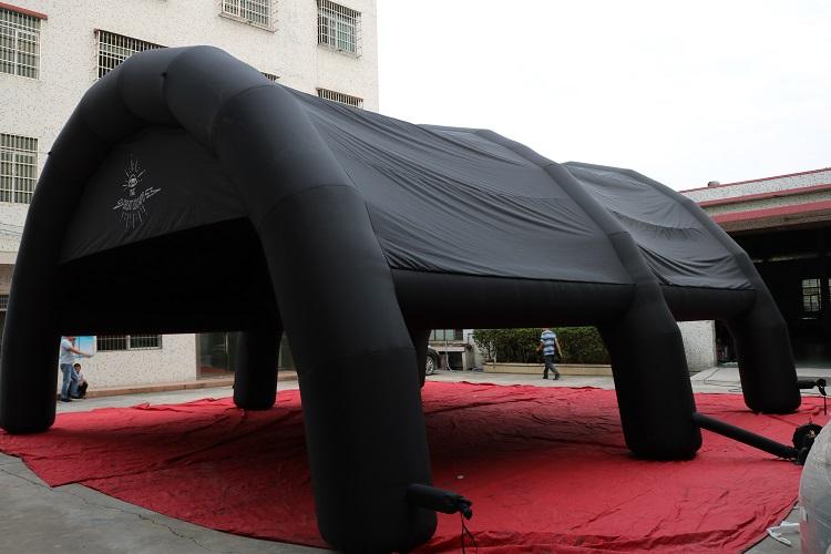 Giant inflatable tunnel tent with PVC material