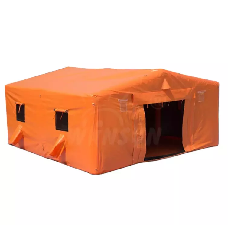 Inflatable medical tent for outdoor