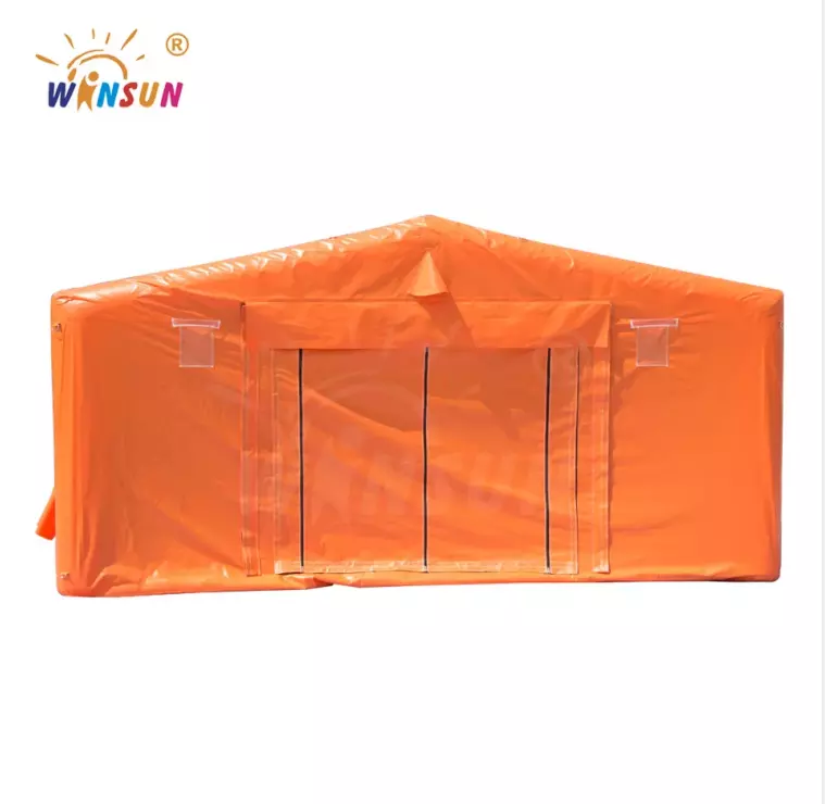 Inflatable medical tent for outdoor
