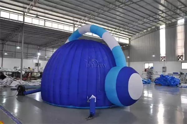 Outdoor Inflatable Headset Dome Tent Manufacturer Wst091