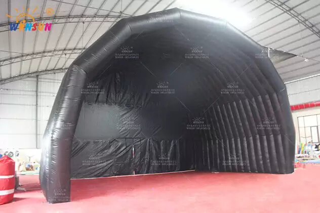 Inflatable Black Stage Cover Tent